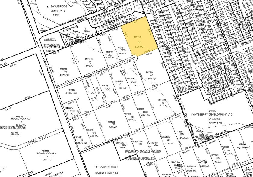 18 Indian Meadows Dr, Round Rock, TX for lease - Plat Map - Image 2 of 16
