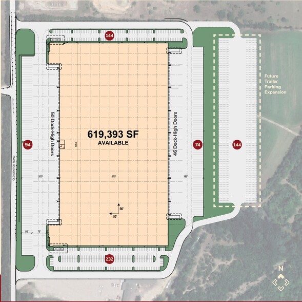 NWC Old Denton Rd & Westport Pky, Roanoke, TX for lease - Site Plan - Image 3 of 3