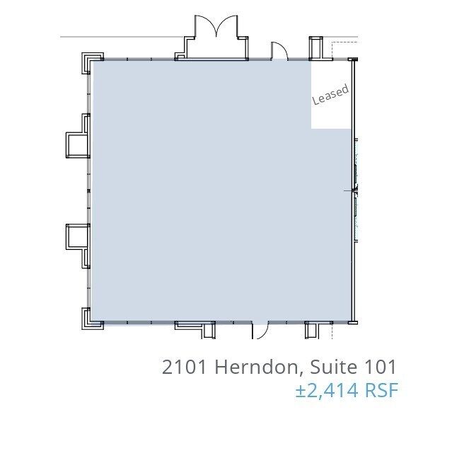 2101 Herndon Ave, Clovis, CA for lease Floor Plan- Image 1 of 1