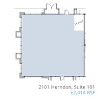 2101 Herndon Ave, Clovis, CA for lease Floor Plan- Image 1 of 1