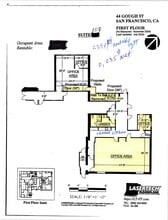 44 Gough St, San Francisco, CA for lease Floor Plan- Image 1 of 1