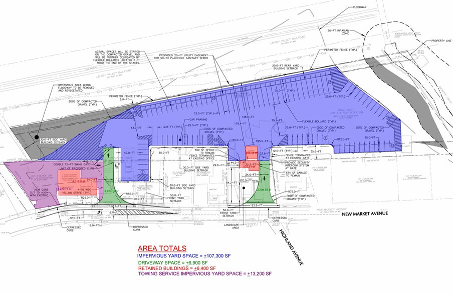 1202 New Market Ave, South Plainfield, NJ à vendre - Plan de site - Image 3 de 3
