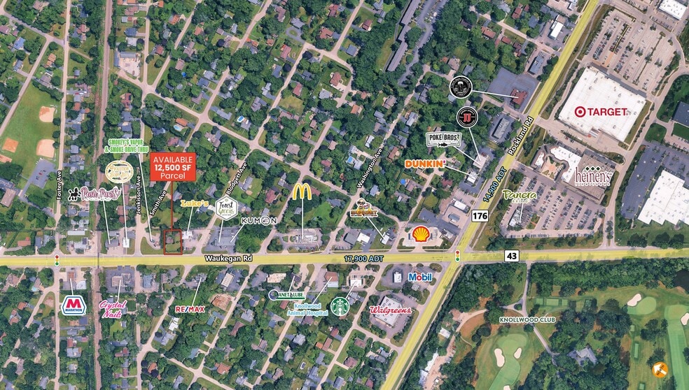 29021 Waukegan rd, Lake Bluff, IL à louer - Photo principale - Image 1 de 1