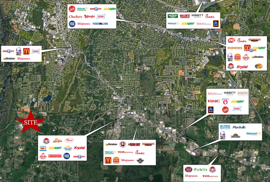 Hwy. 2 A, Rossville, GA for sale - Aerial - Image 2 of 2