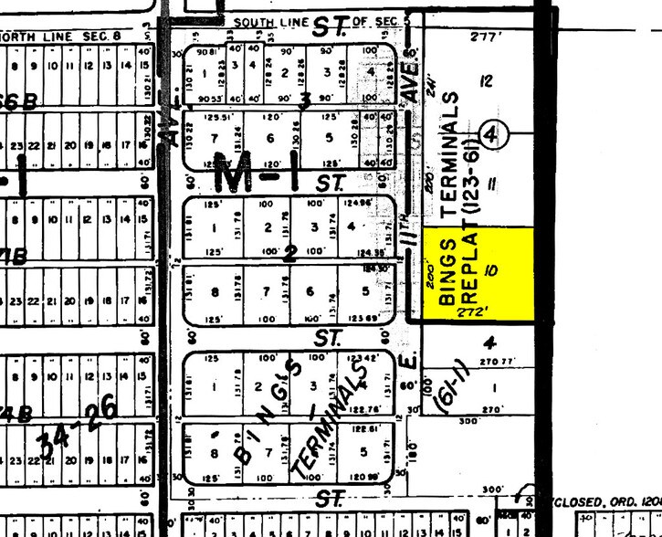 3121-3171 E 11th Ave, Hialeah, FL à louer - Plan cadastral - Image 2 de 9