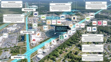 1778 Blanding Blvd, Middleburg, FL - AERIAL  map view