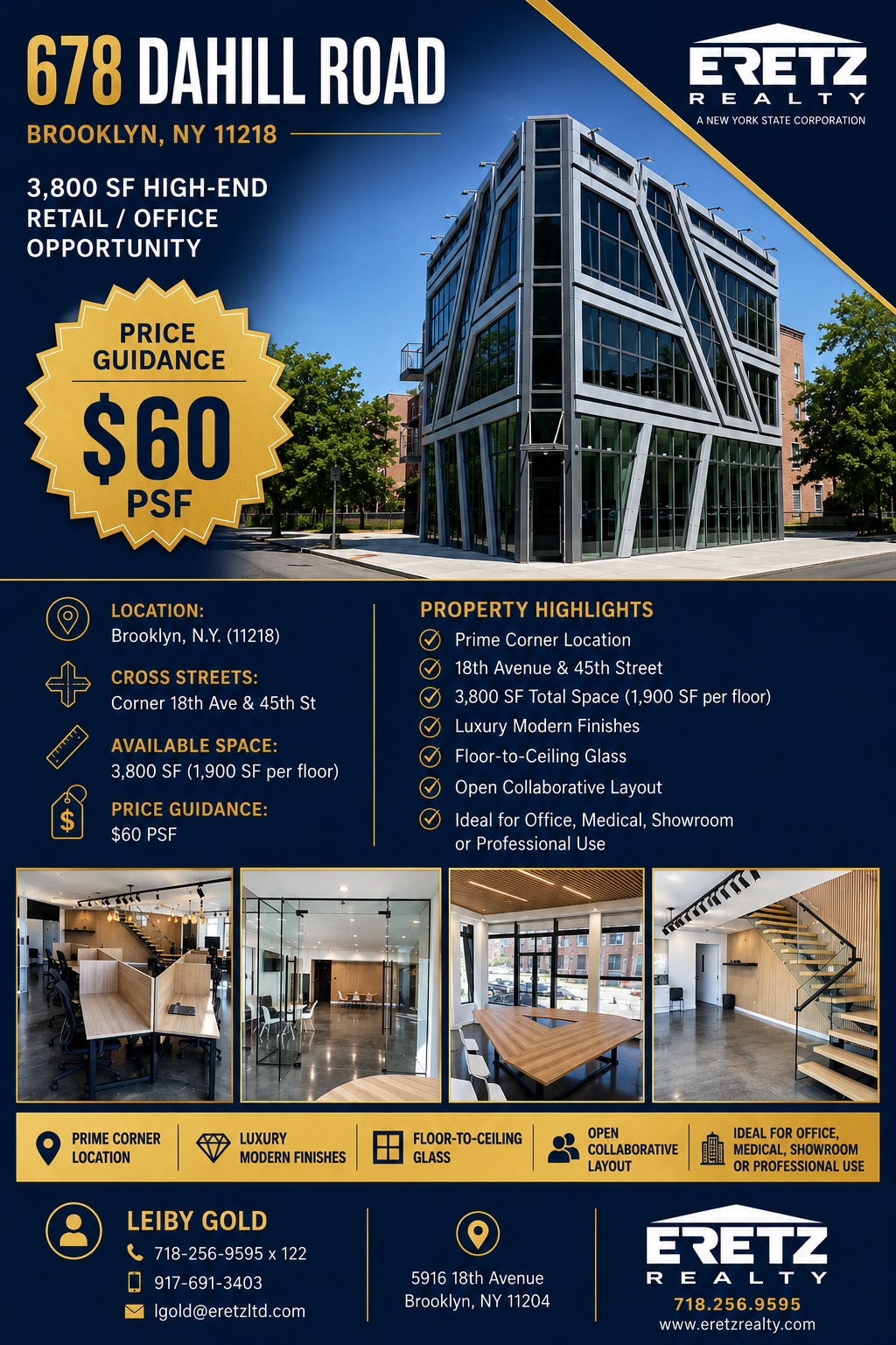 678 Dahill Rd, Brooklyn, NY for lease Interior Photo- Image 1 of 1