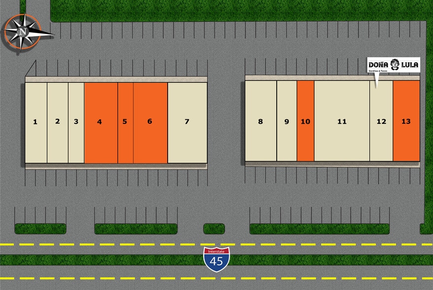 25919 I-45 North, Spring, TX à louer - Plan de site - Image 2 de 2