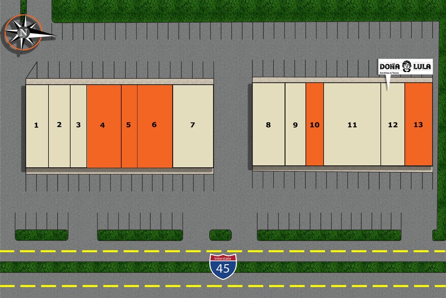 25919 I-45 North, Spring, TX for lease - Site Plan - Image 2 of 2