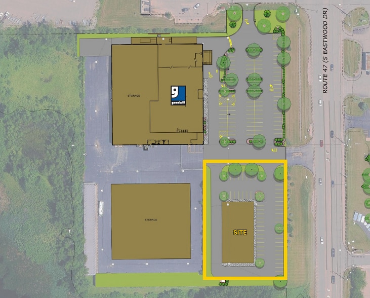 2050 S Eastwood Dr, Woodstock, IL à louer - Photo du bâtiment - Image 2 de 3