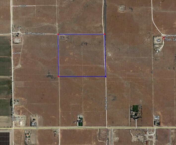 75th Street And Avenue G W, Lancaster, CA for sale - Building Photo - Image 2 of 8