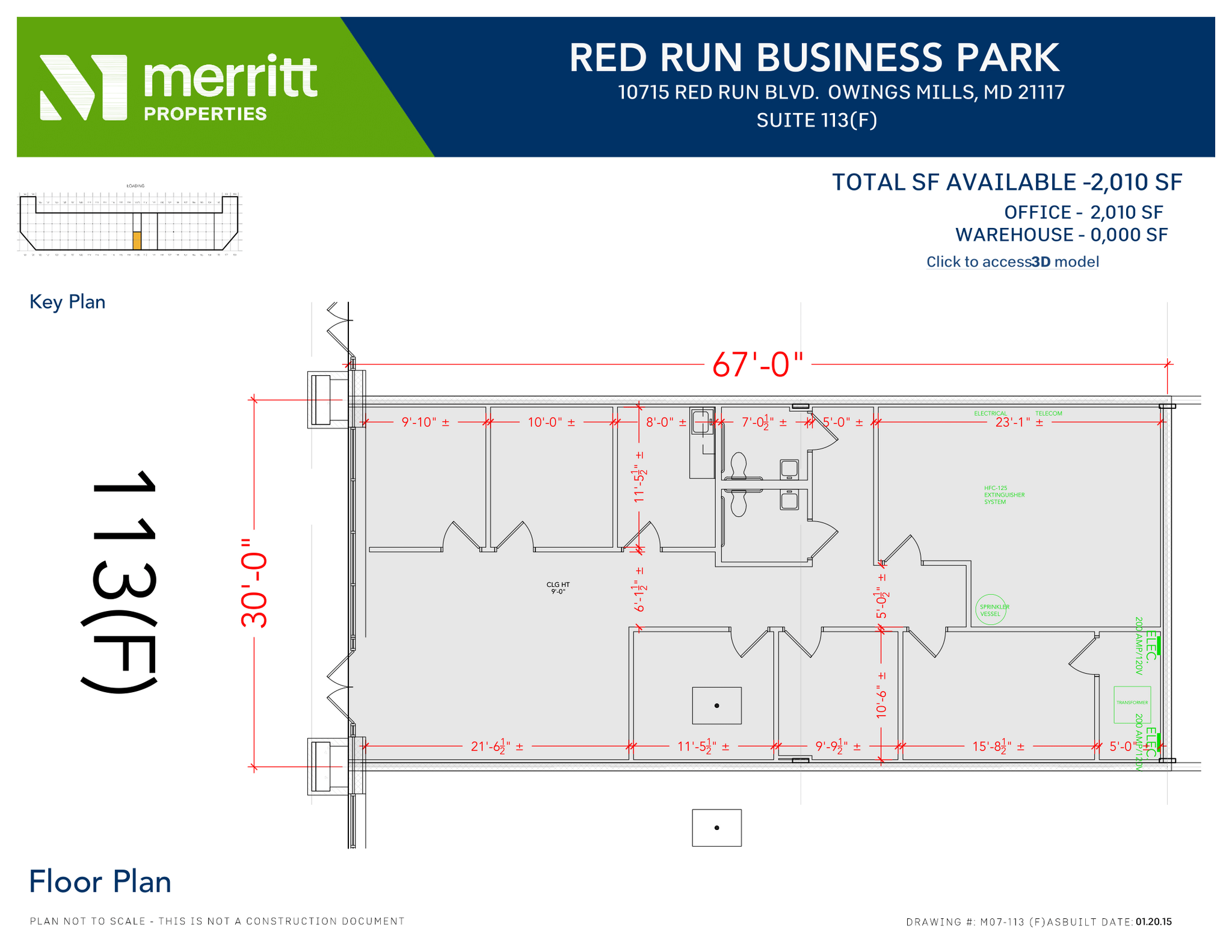 10711 Red Run Blvd, Owings Mills, MD for lease Floor Plan- Image 1 of 1