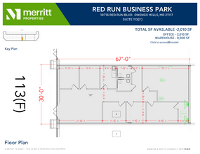 10711 Red Run Blvd, Owings Mills, MD for lease Floor Plan- Image 1 of 1