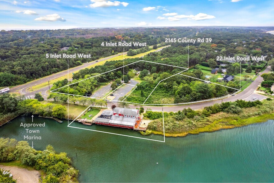5 Inlet Rd W, Southampton, NY à vendre - Aérien - Image 2 de 26