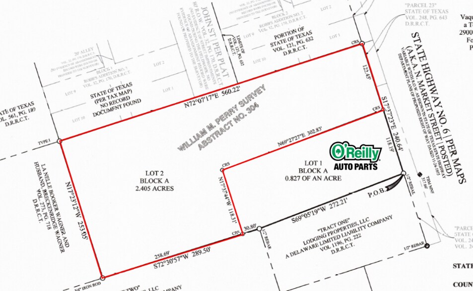 1051 N Market St, Hearne, TX à vendre - Plan de site - Image 3 de 3