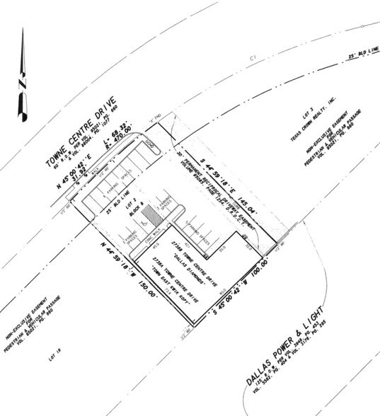 2736 Towne Centre Dr, Mesquite, TX for sale - Plat Map - Image 2 of 7
