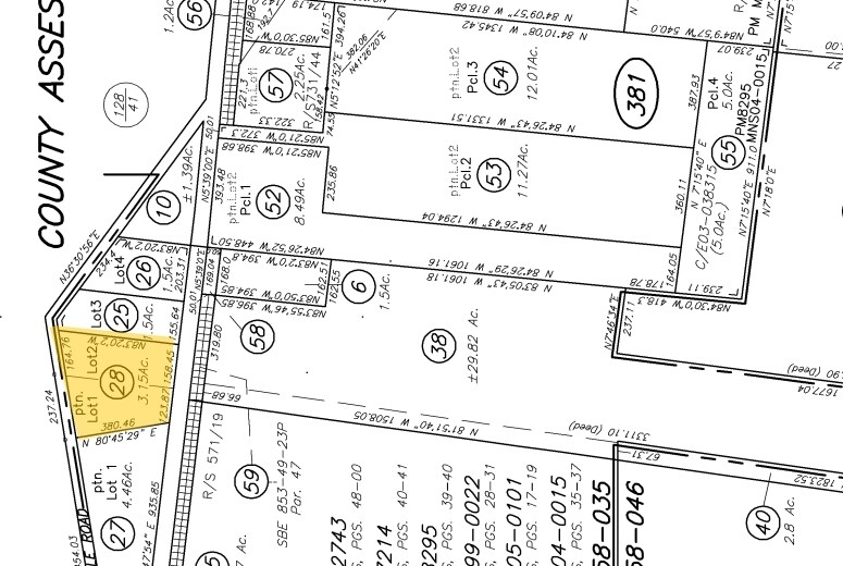 21889 8th St E, Sonoma, CA à vendre - Plan cadastral - Image 3 de 3