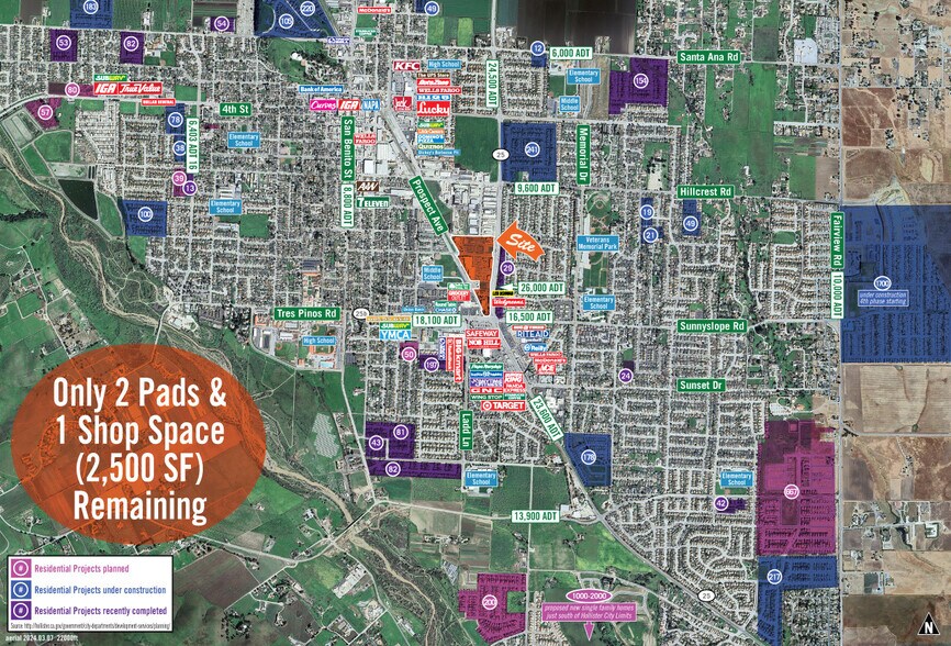 Prospect Ave & Park St, Hollister, CA à louer - Photo du bâtiment - Image 2 de 19