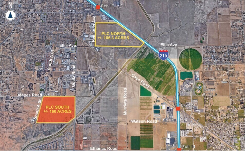 Mapes St, Perris, CA à louer - Aérien - Image 3 de 3