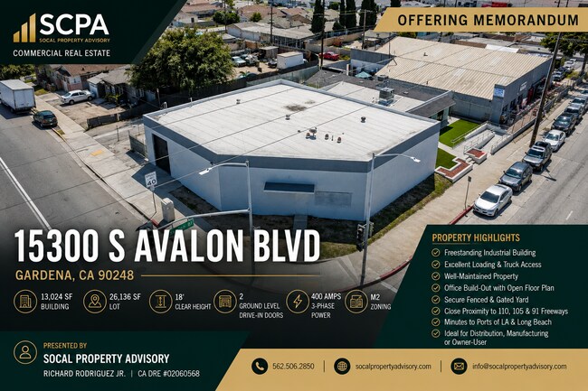 Plus de détails pour 15300 S Avalon Blvd, Gardena, CA - Commerce de détail à louer