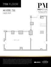 523 W 6th St, Los Angeles, CA à louer Plan d’étage- Image 1 de 1