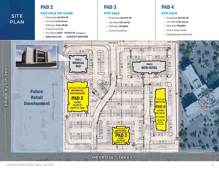 15312 E Melrose St, Gilbert, AZ à vendre - Plan de site - Image 3 de 22