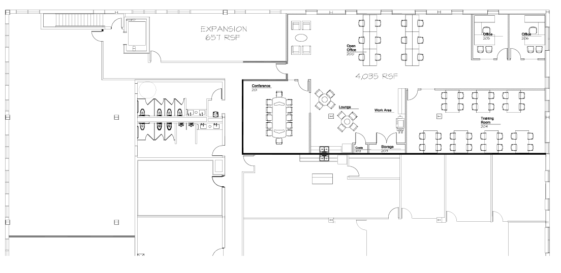 5500 S Marginal Rd, Cleveland, OH à louer Plan d’étage- Image 1 de 1