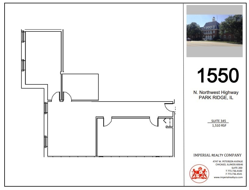 1550 N Northwest Hwy, Park Ridge, IL for lease Floor Plan- Image 1 of 5