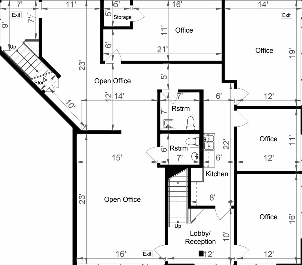 5210 Lewis Rd, Agoura Hills, CA 91301 - Unit 1-9 - - Floor Plan - Image 2 of 2
