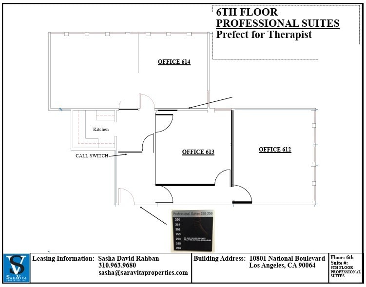 10801 National Blvd, Los Angeles, CA for lease Floor Plan- Image 1 of 1