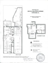 2612 N Halsted St, Chicago, IL à louer Plan de site- Image 1 de 1