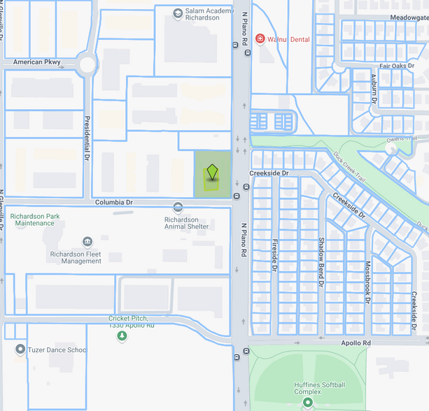 601 N Plano Rd, Richardson, TX for lease - Plat Map - Image 2 of 2