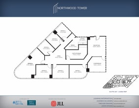 5757 Alpha Rd, Dallas, TX à louer Plan d’étage- Image 1 de 1