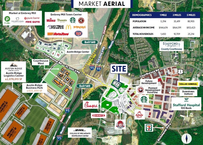 Courthouse Rd & Florida Rock Dr, Stafford, VA à vendre - Photo du bâtiment - Image 3 de 4