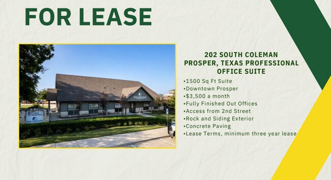 Plus de détails pour 202 S Coleman St, Prosper, TX - Bureau à louer
