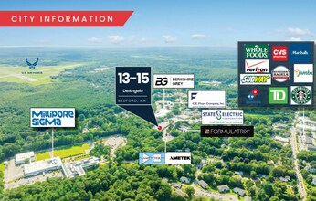 13-15 DeAngelo Dr, Bedford, MA - Aérien  Vue de la carte - Image1