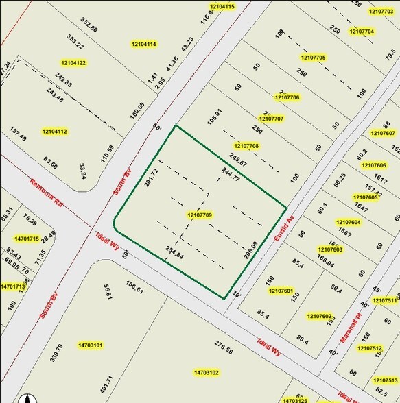 2115-2135 Southend Dr, Charlotte, NC à louer - Plan cadastral - Image 2 de 35