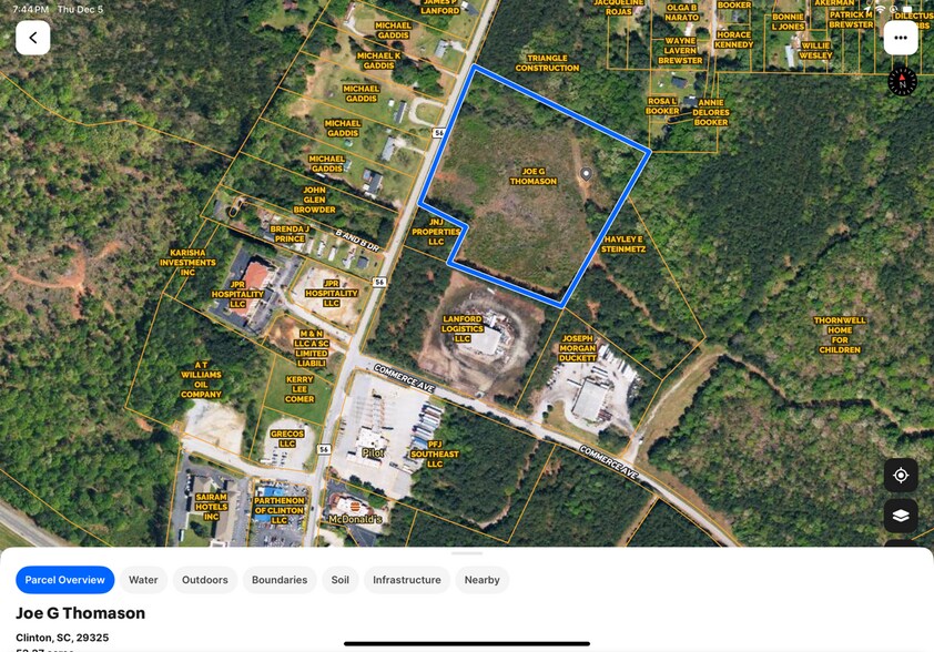 Sc-56 Hwy, Clinton, SC à vendre - Aérien - Image 2 de 9