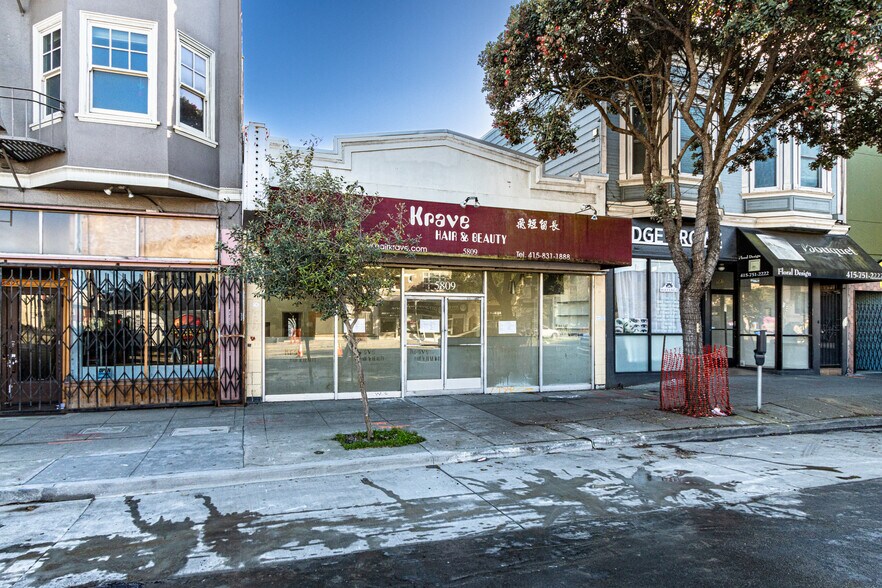 5809 Geary Blvd, San Francisco, CA à louer - Photo du bâtiment - Image 2 de 4