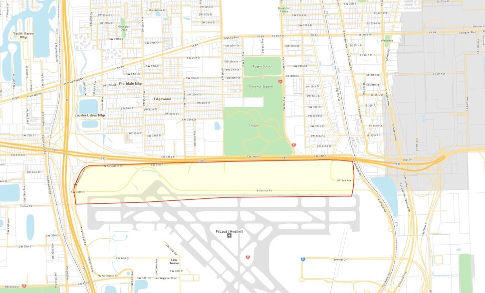 1750 SW 34th St, Fort Lauderdale, FL à louer - Plan cadastral - Image 1 de 1