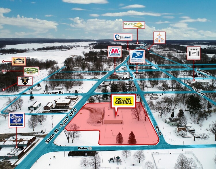 18043 State St, Vandalia, MI for sale - Aerial - Image 2 of 13