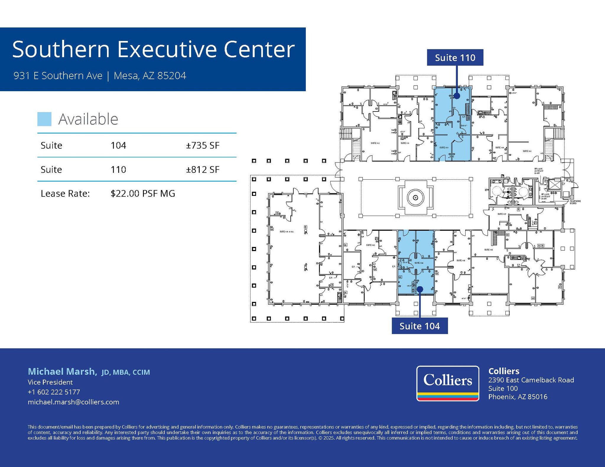 931 E Southern Ave, Mesa, AZ for lease Floor Plan- Image 1 of 1