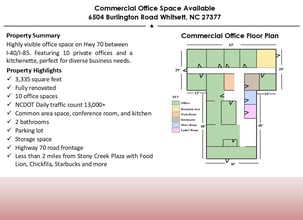 6504 Burlington Rd, Whitsett, NC for lease Floor Plan- Image 2 of 2