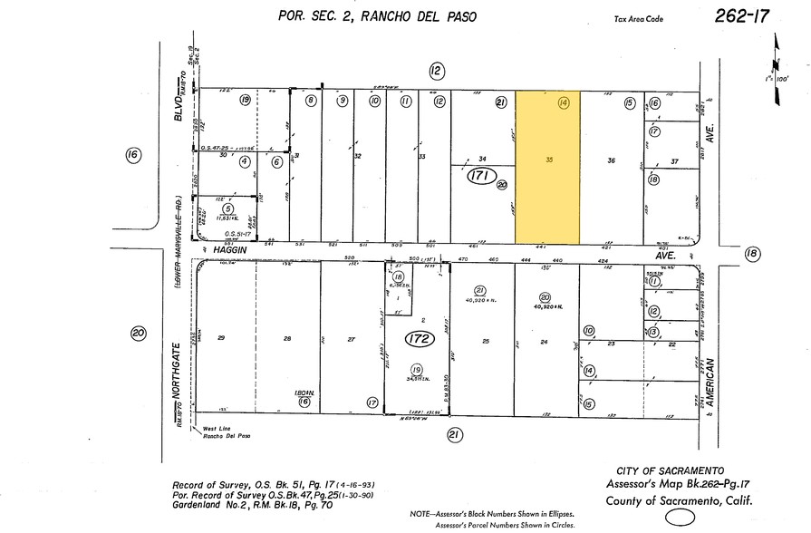 2820 Northgate Blvd, Sacramento, CA à vendre - Plan cadastral - Image 1 de 1