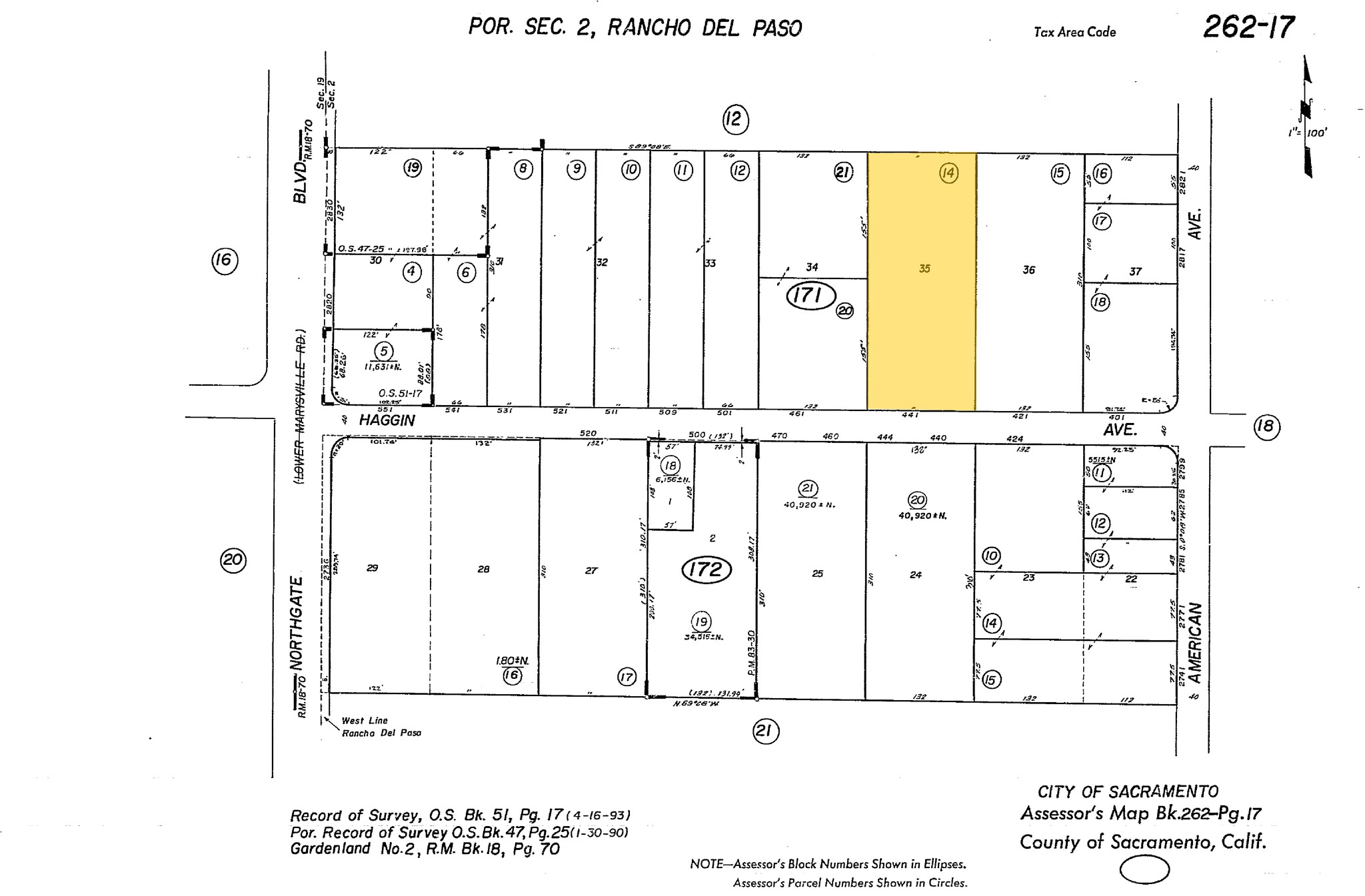 2820 Northgate Blvd, Sacramento, CA à vendre Plan cadastral- Image 1 de 1