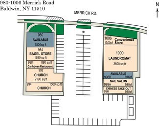 More details for 980-1006 Merrick Rd, Baldwin, NY - Retail for Lease
