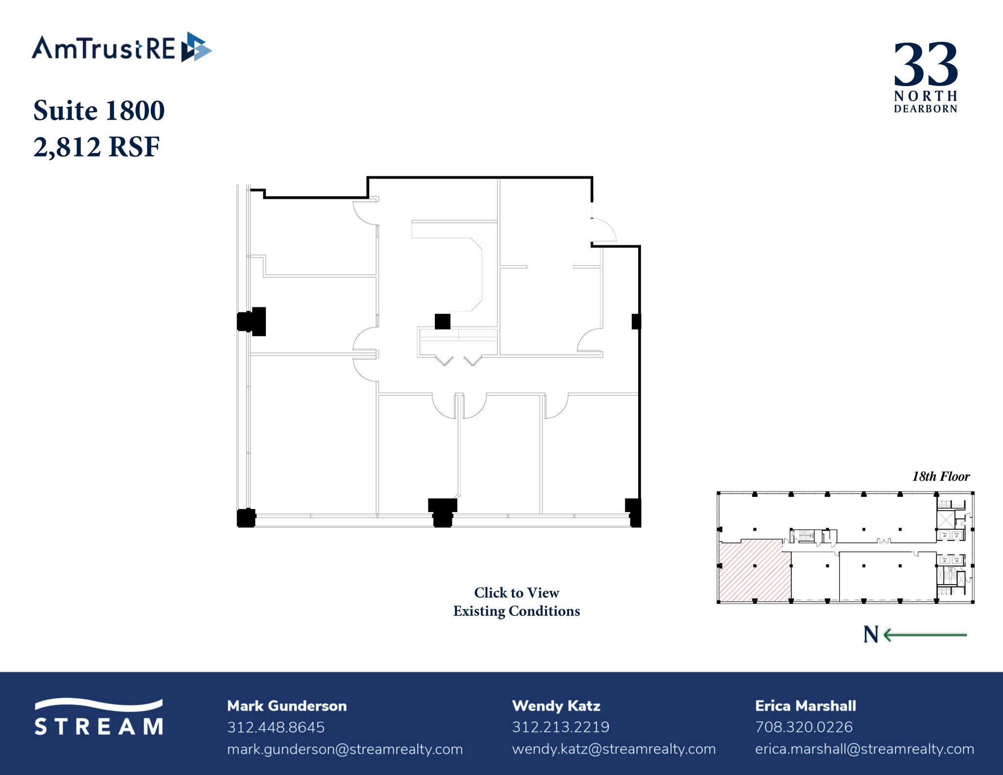 33 N Dearborn St, Chicago, IL à louer Plan d’étage- Image 1 de 1
