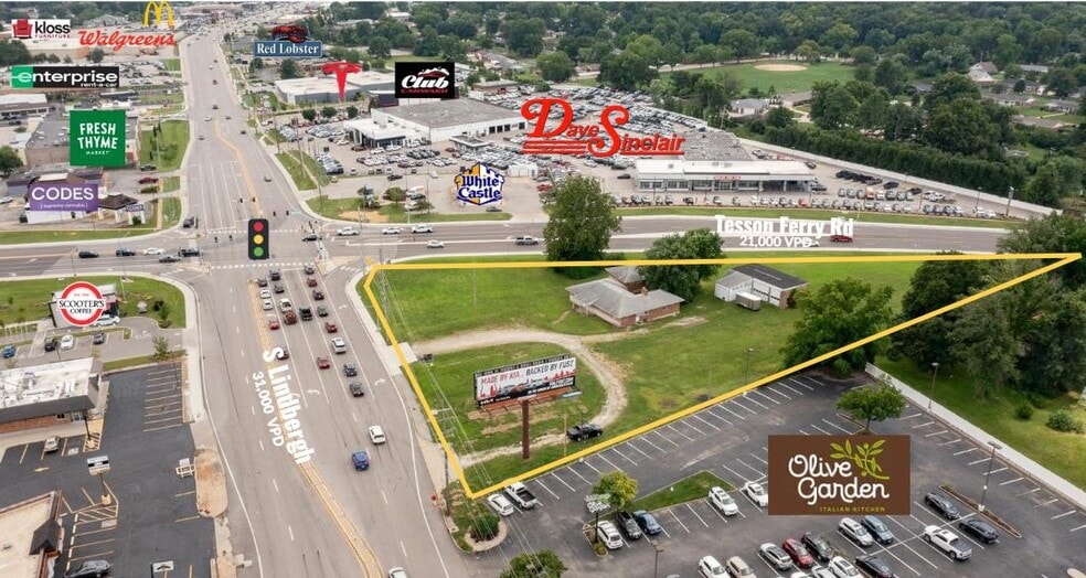 5549 S Lindbergh Blvd, Saint Louis, MO for lease - Aerial - Image 2 of 3