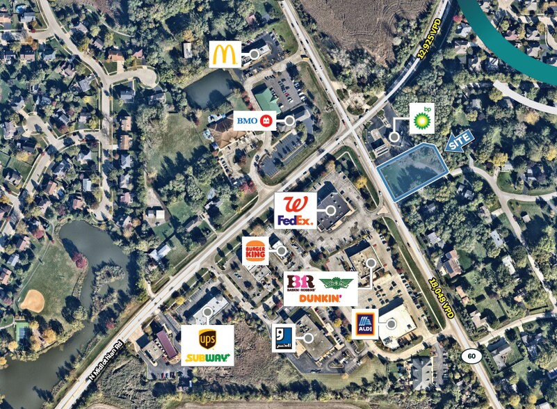 Route 60-83 & Midlothian Rd, Mundelein, IL à vendre - Photo du bâtiment - Image 3 de 4