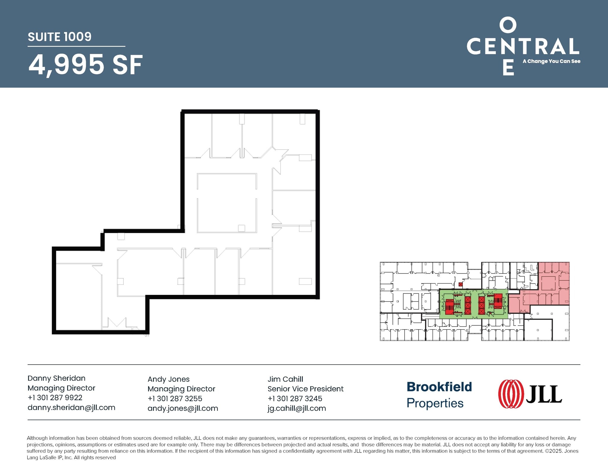 11300 Rockville Pike, North Bethesda, MD à louer Plan d’étage- Image 1 de 2